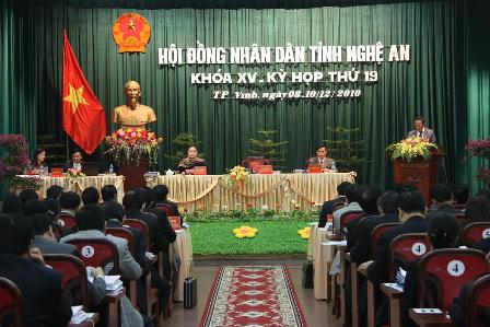 Khai mạc kỳ họp thứ 19 HĐND tỉnh khóa XV
