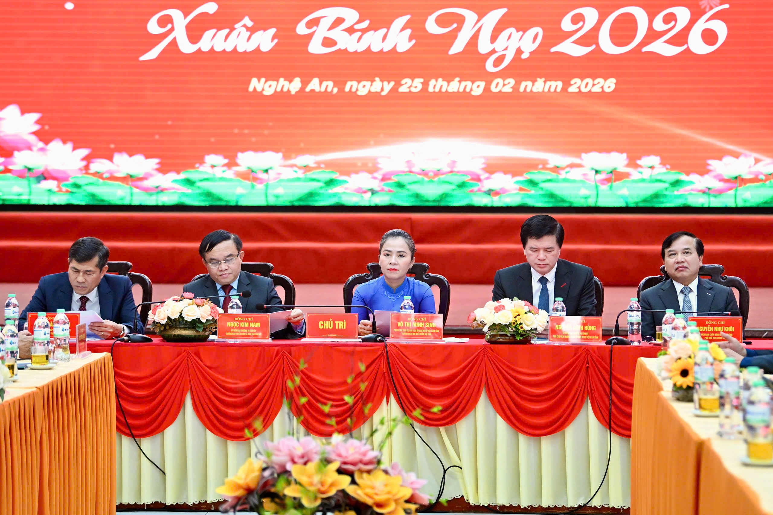 Nghệ An gặp mặt đại biểu trí thức, văn nghệ sĩ tiêu biểu Xuân Bính Ngọ 2026