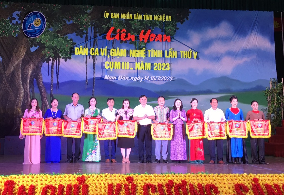 Nghệ An: Khai mạc Liên hoan Dân ca Ví, Giặm Nghệ Tĩnh cụm III