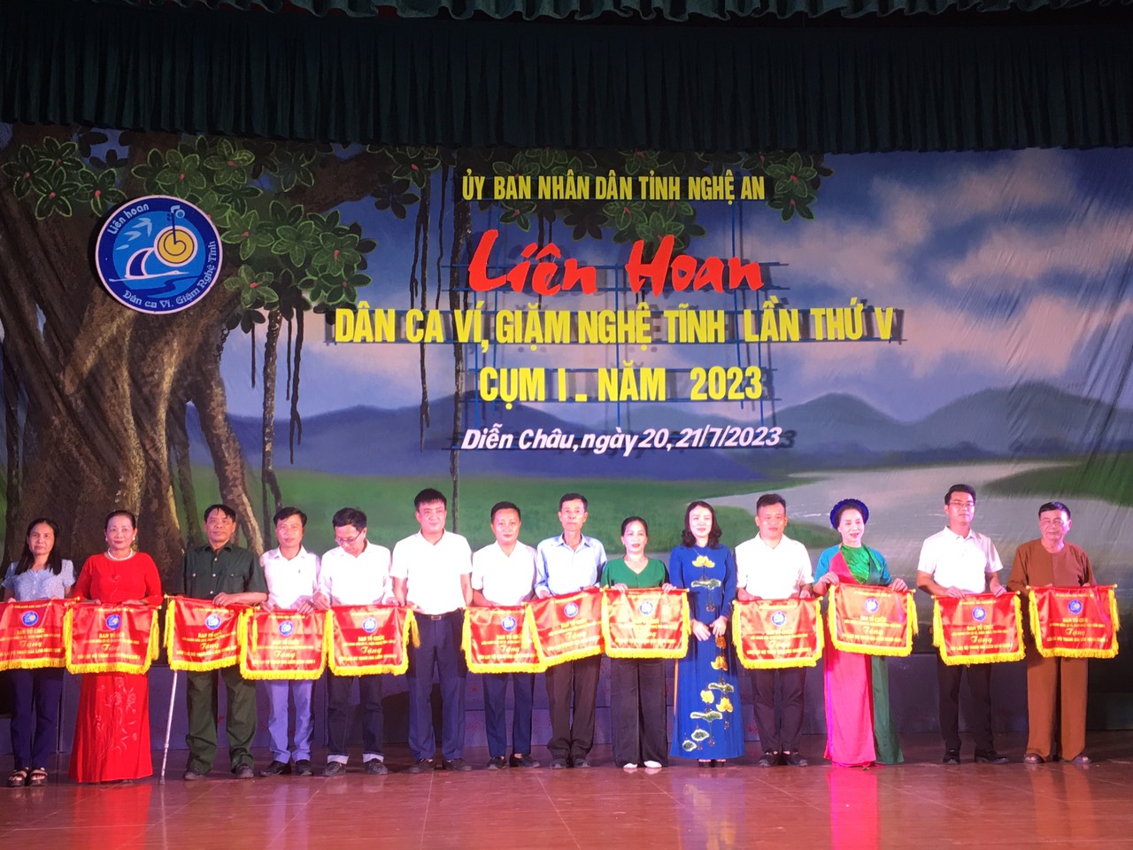 Nghệ An: Khai mạc Liên hoan Dân ca Ví, Giặm Nghệ Tĩnh cụm I tại huyện Diễn Châu