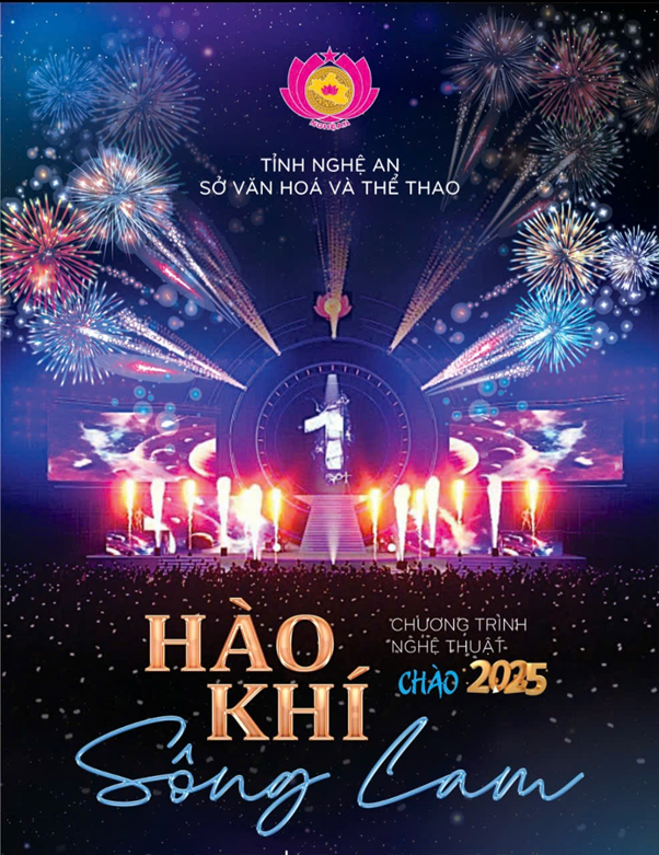 Chương trình nghệ thuật Countdown Chào năm mới 2025 “Hào khí Sông Lam”