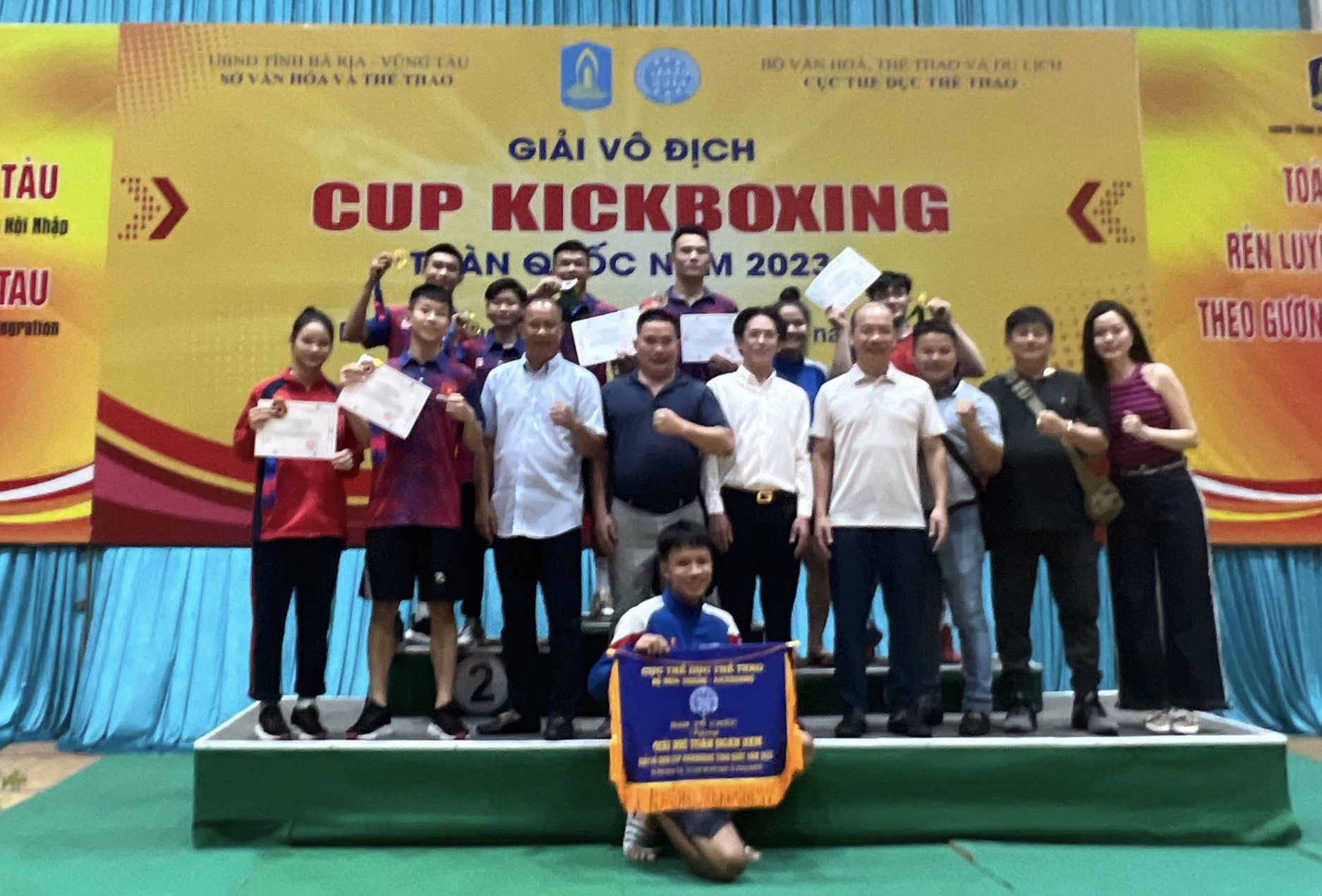 Nghệ An giành giải Nhì toàn đoàn Giải Vô địch Cup KickBoxing toàn quốc năm 2023
