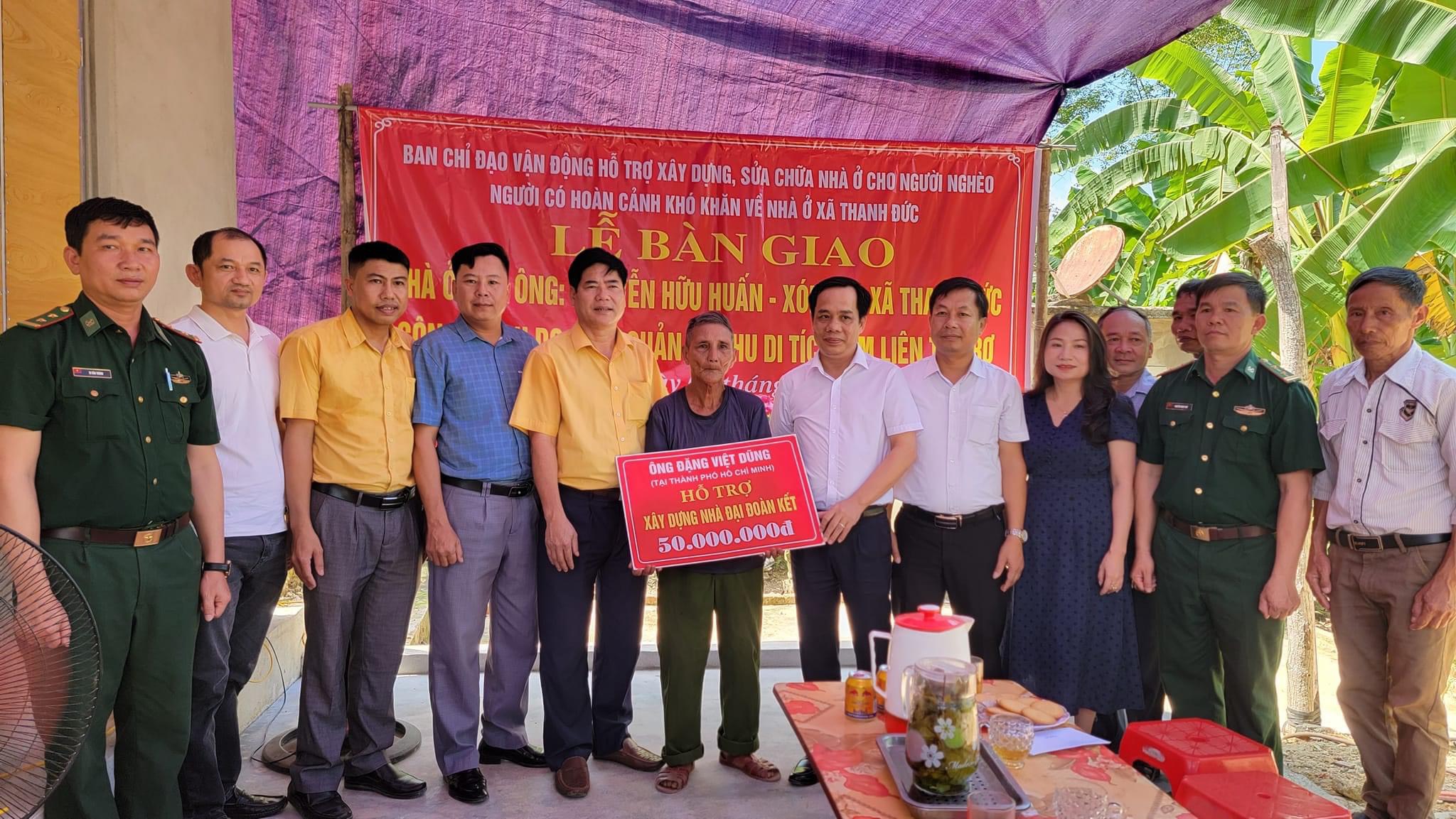 Ngành Văn hóa và Thể thao hỗ trợ xây dựng nhà tình nghĩa tại huyện Thanh Chương