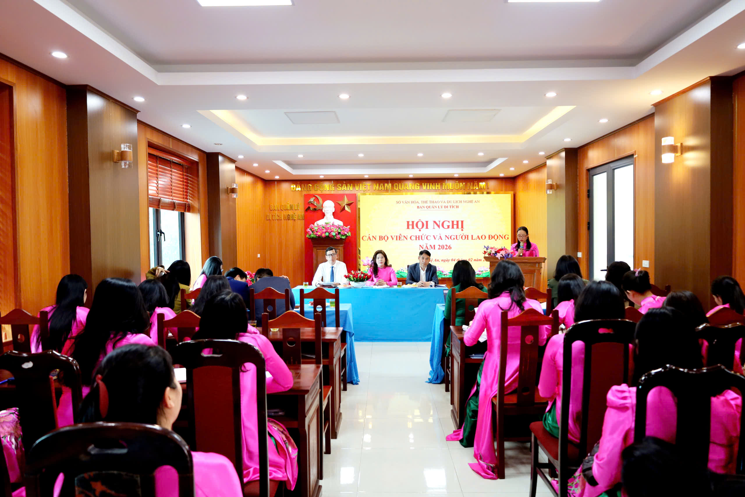 Ban Quản lý di tích Nghệ An tổ chức hội nghị cán bộ, viên chức, người lao động năm 2026