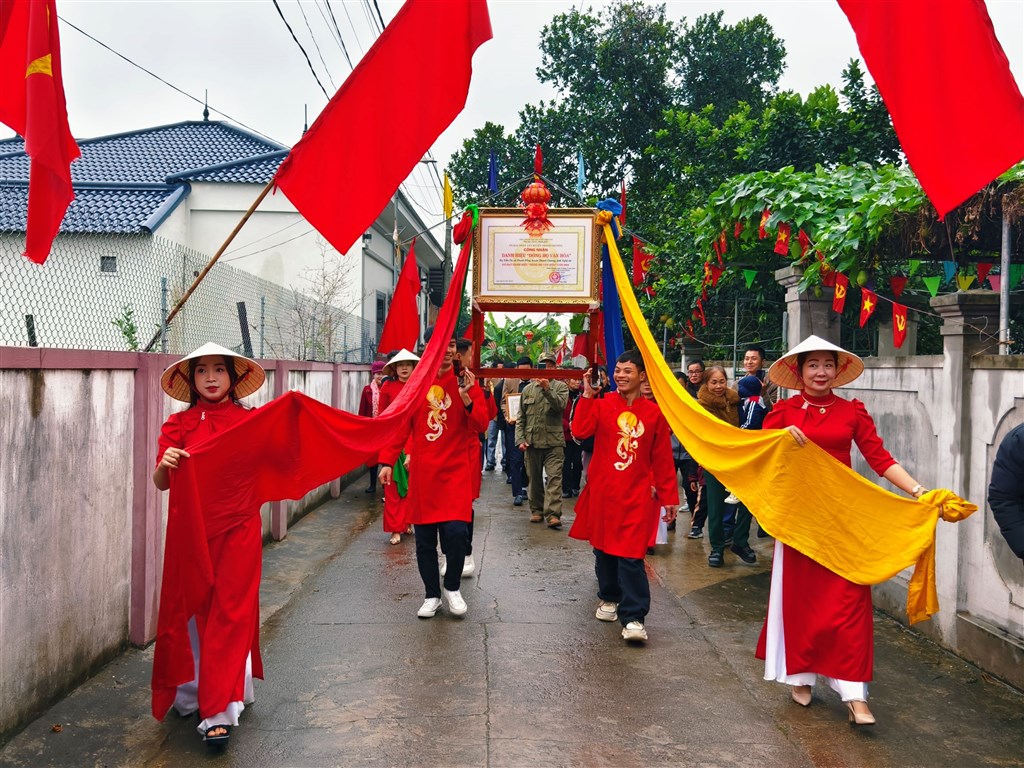 Thanh Chương: Các dòng họ Trần Tử, Thái Văn tổ chức Lễ đón nhận danh hiệu "Dòng họ văn hóa" năm 2024.