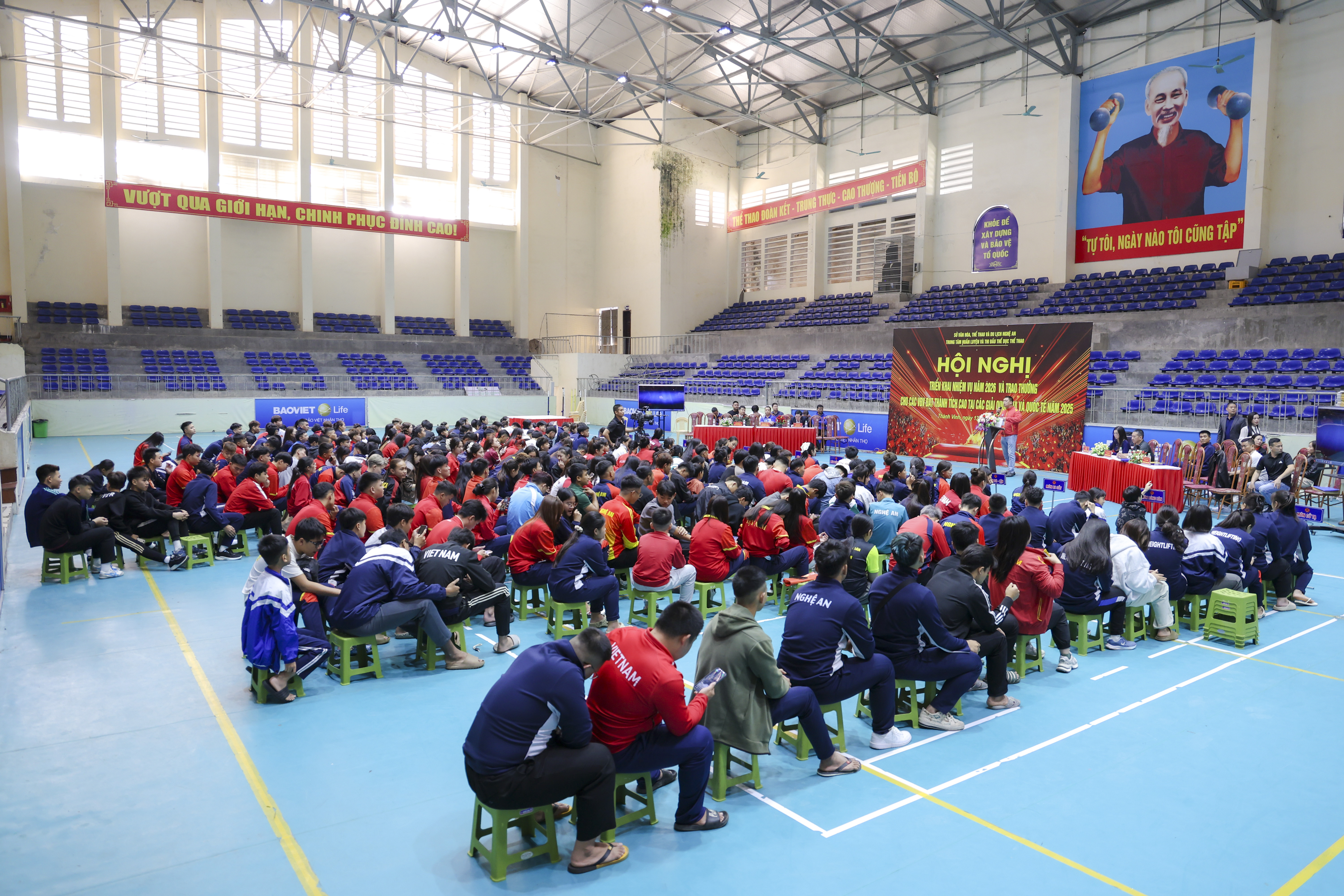 Trung tâm Huấn luyện và Thi đấu Thể dục Thể thao tỉnh tổ chức hội nghị triển khai nhiệm vụ năm 2026