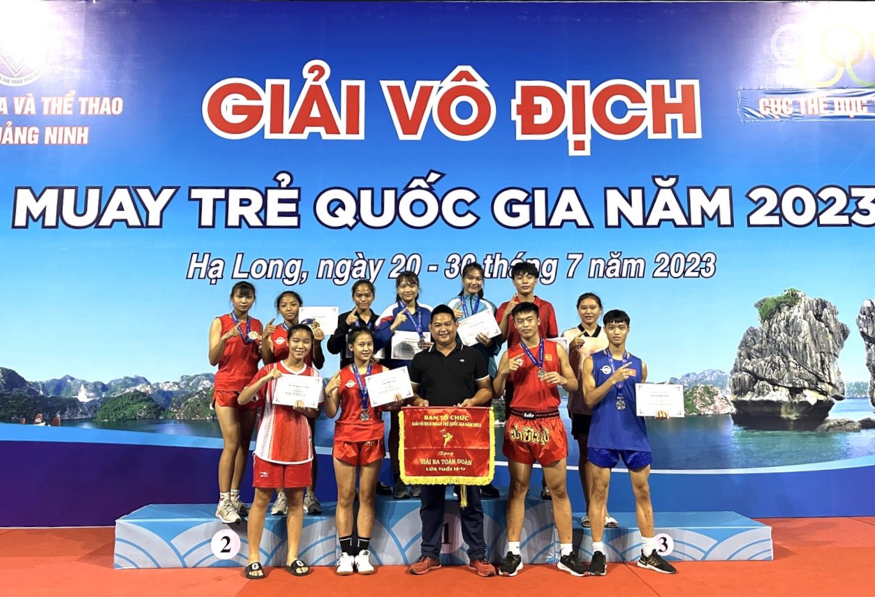 Nghệ An đạt thành tích xuất sắc tại Giải vô địch Muay trẻ quốc gia năm 2023