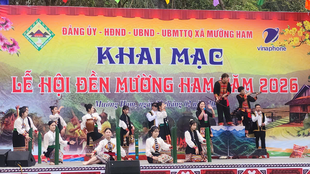 Khai hội đền Mường Ham năm 2026