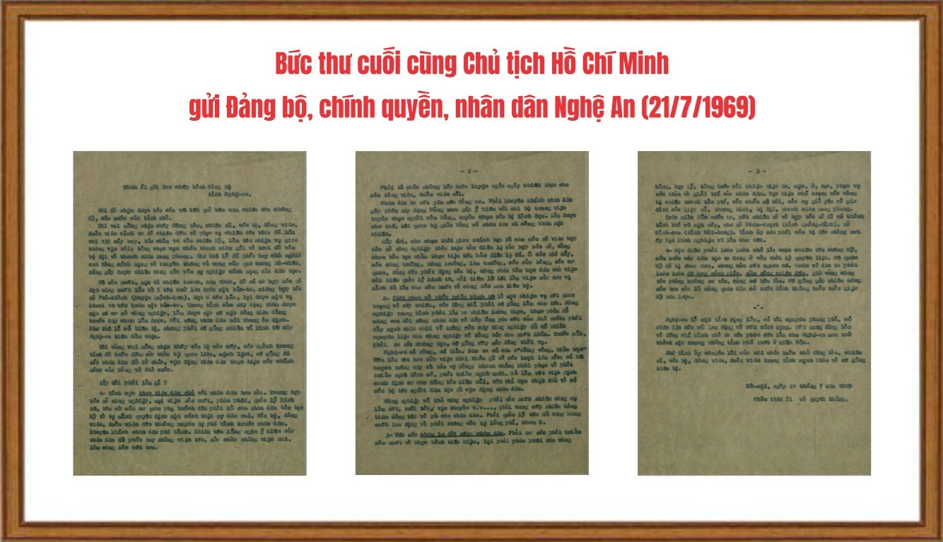 Tình cảm của Chủ tịch Hồ Chí Minh đối với quê hương qua những bức thư