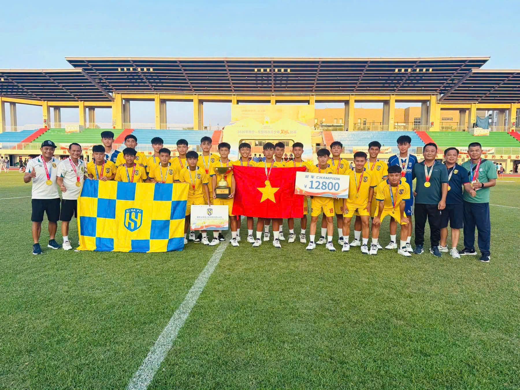 U15 Sông Lam Nghệ An vô địch giải bóng đá Thanh thiếu niên các Thành phố ASEAN