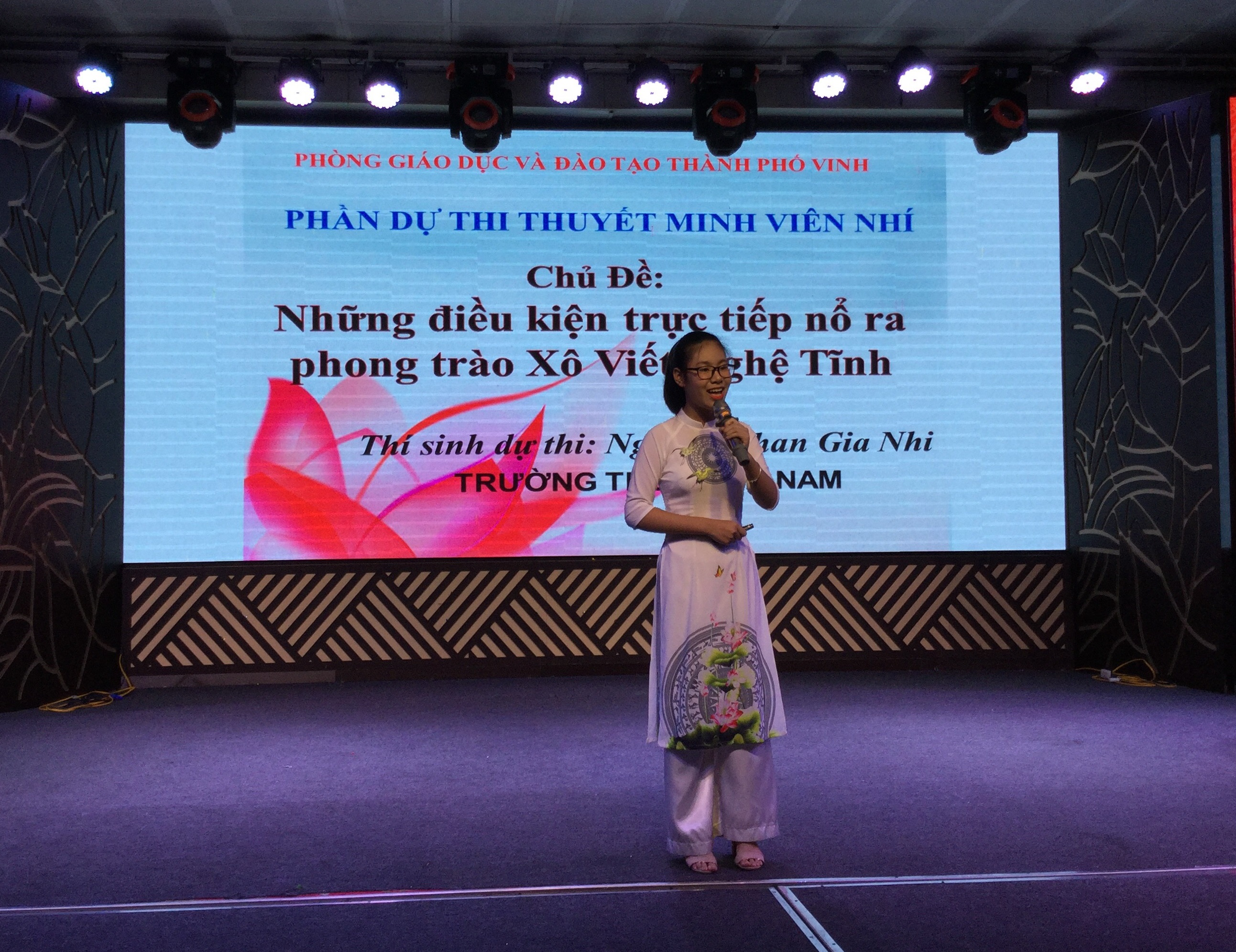 Chung kết hội thi “Thuyết minh viên nhí” thành phố Vinh năm 2019