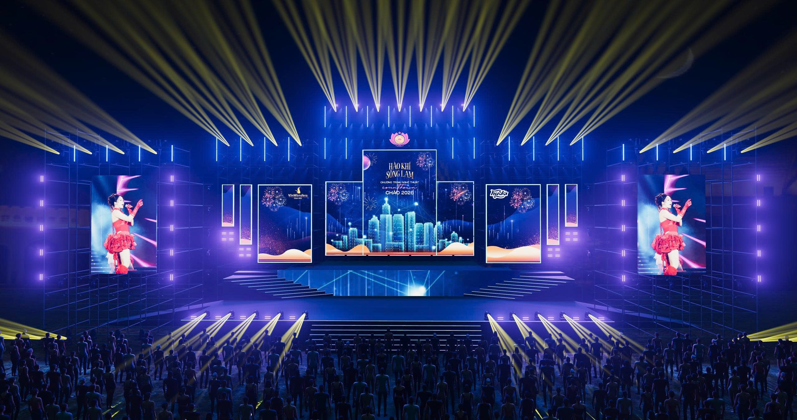 Sẵn sàng cho chuỗi sự kiện chào năm mới 2026 tại Nghệ An