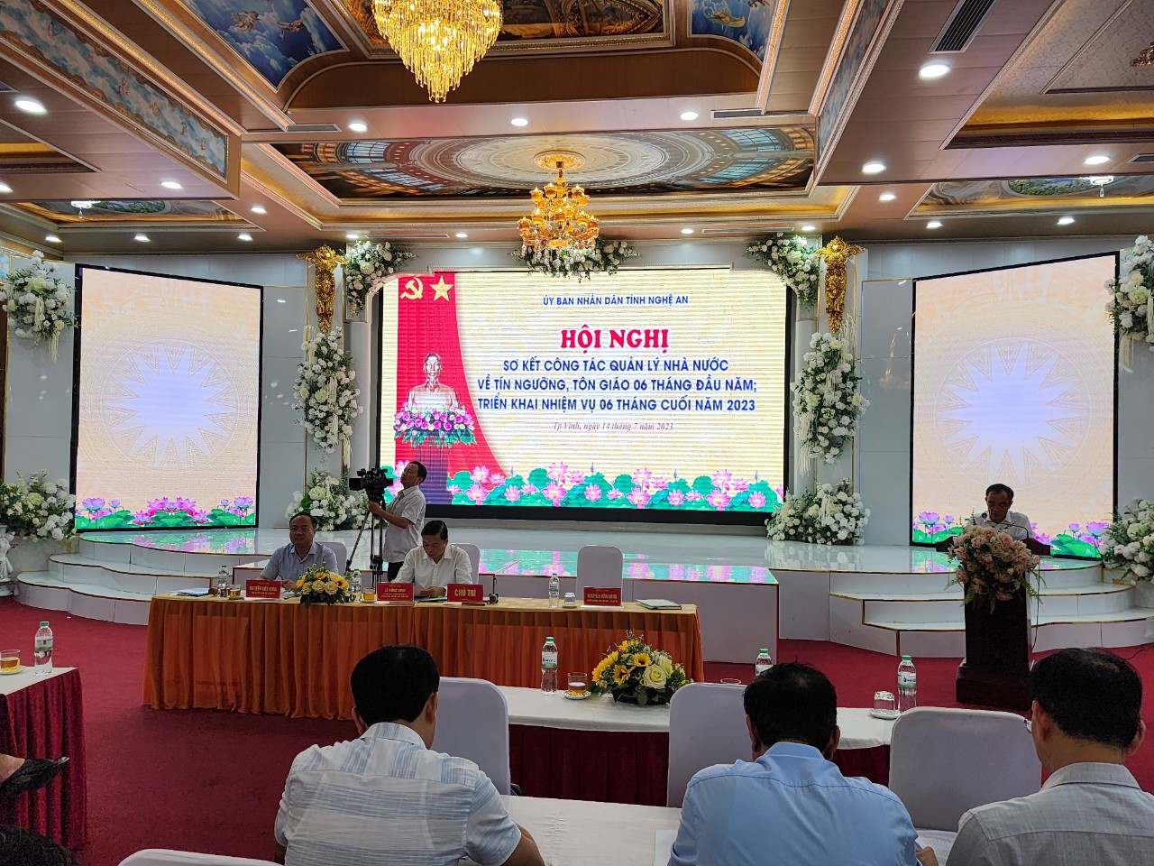 Tỉnh Nghệ An - Sơ kết công tác quản lý nhà nước về tín ngưỡng, tôn giáo 6 tháng đầu năm 2023