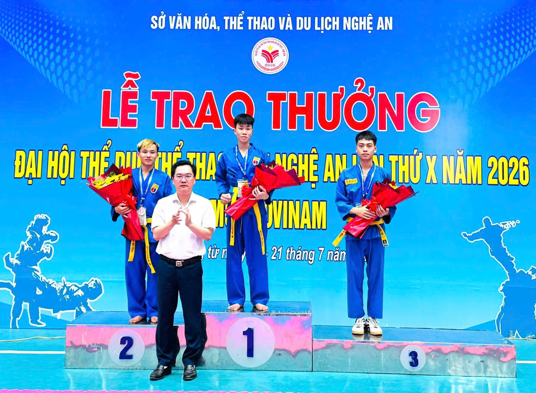 Bế mạc môn Vovinam Đại hội Thể dục thể thao tỉnh Nghệ An lần thứ X: Nhiều tín hiệu tích cực từ phong trào cơ sở