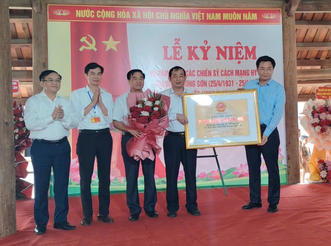 Xã Đô Lương kỷ niệm 95 năm ngày các chiến sỹ cách mạng hy sinh tại Đình Lương Sơn (25/4/1931 – 25/4/2026) và đón nhận Bằng xếp hạng Di tích quốc gia đặc biệt.